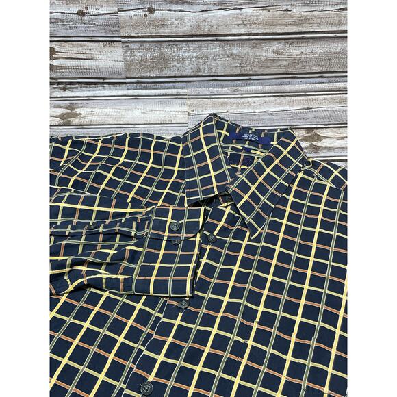 Alan Flusser Men’s Long Sleeve Button Up Multi‎ Color Size XL - Picture 1 of 5